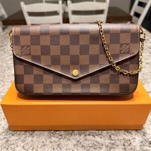 Louis Vuitton Felicie Pochette Damier Ebene